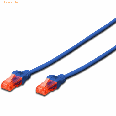 4016032387688 - DK-1617-010 B RJ45 Netzwerkkabel Patchkabel cat 6 u utp 100 m Blau Halogenfrei verdrillte - Digitus