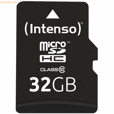 Intenso International Intenso 32GB microSDHC Class 10 + SD-Adapter