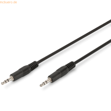 Assmann DIGITUS Audio Anschlusskabel, 3.5mm St/St, 1.50m, schwarz