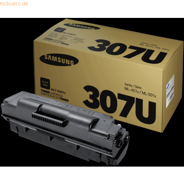 0191628435494 - Samsung Original MLT-D307U Toner schwarz 30000 Seiten (MLT-D307U ELS) für ML-4510ND 5010ND 5015ND