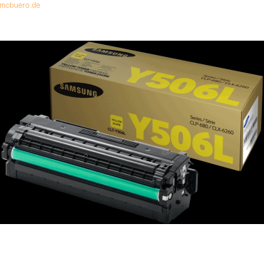 Hewlett Packard HP Samsung Toner CLT-Y506L gelb (ca. 3500 Seiten) Poly