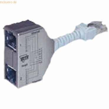 Metz Connect RJ45 Anschlussverdoppler (Ethernet/Ethernet) 2 Stück