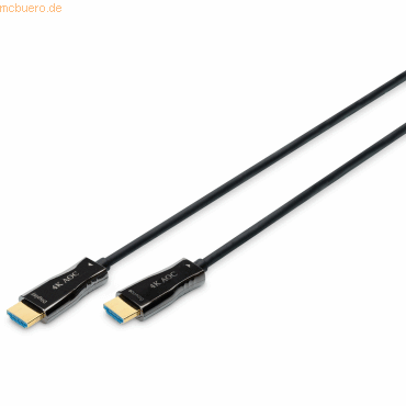 Assmann DIGITUS HDMI AOC Hybrid LWL Kabel, UHD 4K, Typ-A St/St, 15m