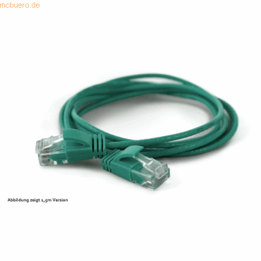 4250367773277 - wantecWire Patchkabel CAT6A (rund 28mm) UTP grün 10m