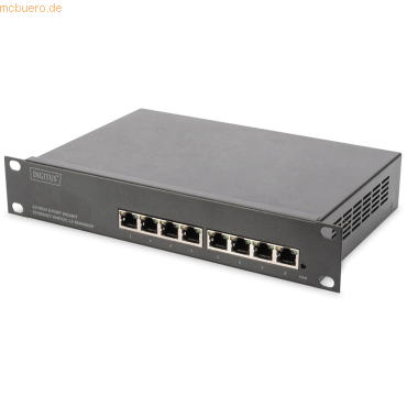 Assmann DIGITUS 10 Zoll 8-Port GE Switch, L2+ Managed DN-80117