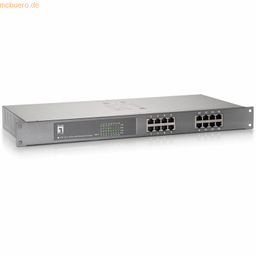 Digital data communication LevelOne FEP-1611 16 Port 10/100Mbps PoE Sw