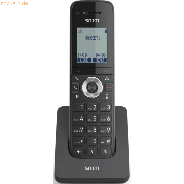 4260059582254 - snom M15 SC - Schnurloses Erweiterungshandgerät - IP-DECTGAP - Schwarz (B-Ware) 4260059582254 - snom M15 SC - Schnurloses Erweiterungshandgerät - IP-DECTGAP - Schwarz (B-Ware)