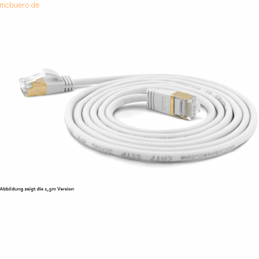 4250367771143 - wantecWire Patchkabel CAT7 extradünn SSTP weiss 020m