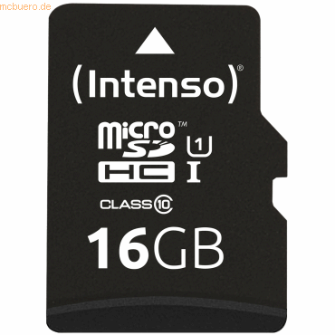 Intenso International Intenso 16GB microSDHC Class10 UHS-I Professiona