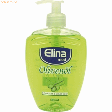 4326470419668 - Flüssigseife 41966 Olive mit Spender 4326470419668 500 Milliliter