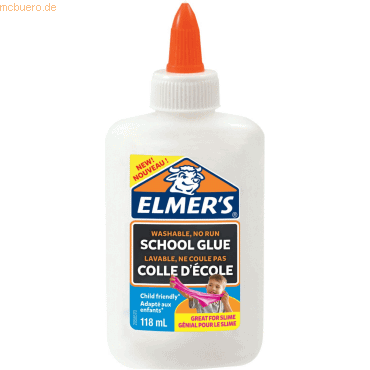3026980444914 - Elmers Elmers Flüssiger Bastelkleber | Weiß | 118 ml | Auswaschbarer Kinderkleber | Ideal zur Herstellung von Schleim 3026980444914 - Elmers Elmers Flüssiger Bastelkleber | Weiß | 118 ml | Auswaschbarer Kinderkleber | Ideal zur Herstellung von Schleim