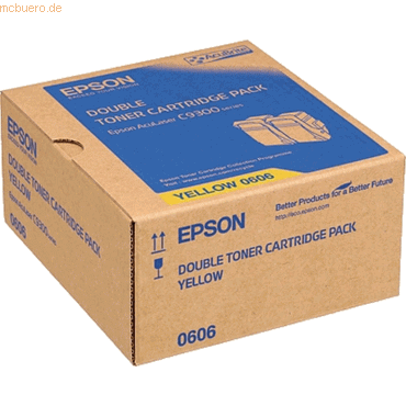 Epson Toner Original Epson S050606 gelb VE=2 Stück