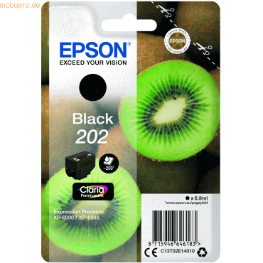 Epson Tintenpatrone Epson 202 schwarz