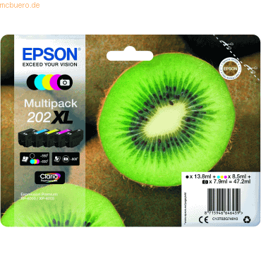 Epson Tintenpatrone Epson 202XL gelb