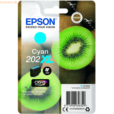 Epson Tintenpatrone Epson 202XL cyan