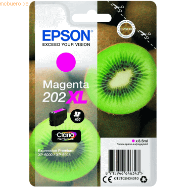 Epson Tintenpatrone Epson 202XL magenta
