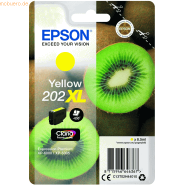 Epson Tintenpatrone Epson 202XL gelb