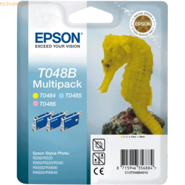 8715946356884 - Druckerpatrone T048B (C13T048B4010) Multipack fotocyan fotomagenta gelb