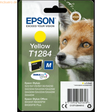 Epson Tintenpatrone Original Epson T1284 gelb