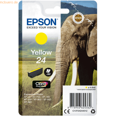 Epson Tintenpatrone Epson T2424 gelb