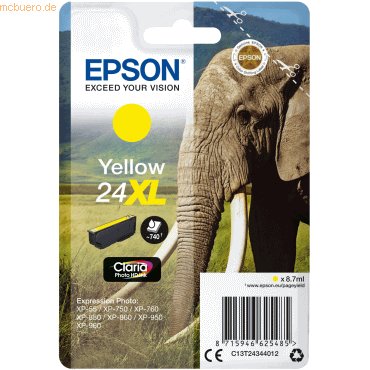 Epson Tintenpatrone Epson T2434 gelb