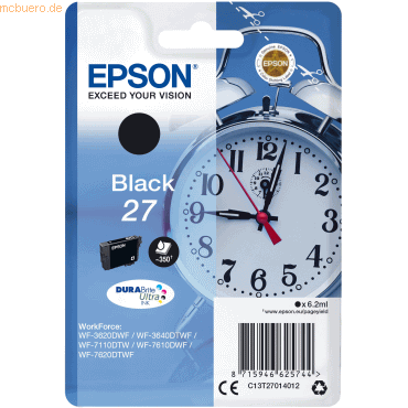 Epson Tintenpatrone Epson T2701 schwarz