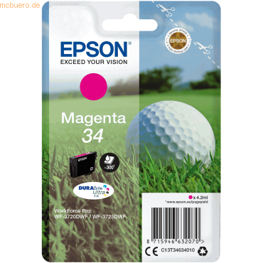 Epson Tintenpatrone Epson T3463 magenta