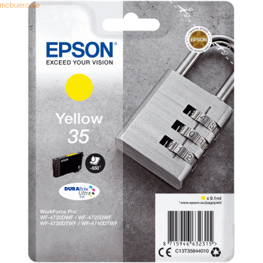 Epson Tintenpatrone Epson T3584 gelb