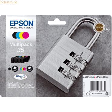Epson Tintenpatronen Epson T3586 schwarz/cyan/gelb/magenta