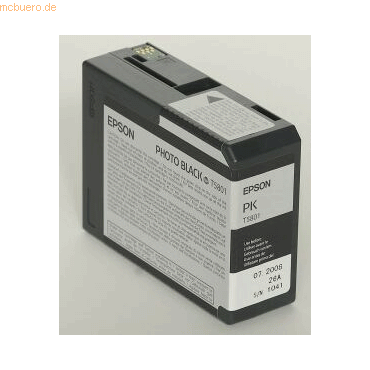 8715946345000 - Inkjetpatrone T5801 schwarz 8715946345000 EPSON