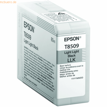 Epson Tintenpatrone Epson Surecolor SC-S 70600 T8509 schwarz light