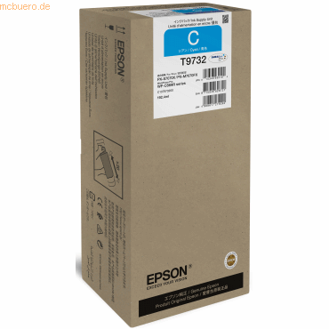 Epson Tintenpatrone Epson T9732 cyan