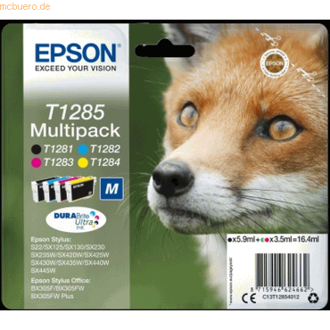 Epson Tintenpatrone Epson T1285 4-farbig