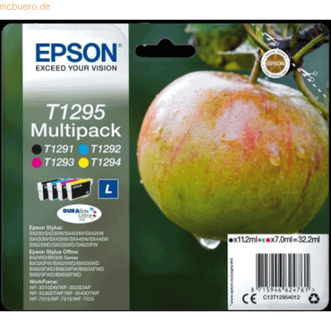 Epson Tintenpatrone Original Epson T1295 4-farbig
