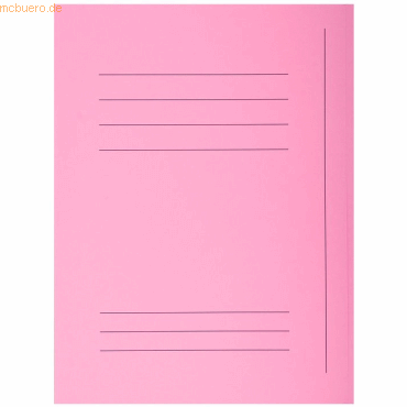 3288582350035 - Aktenmappe Jura A4 3 Klappen Karton VE=50 Stück rosa 3288582350035 - Aktenmappe Jura A4 3 Klappen Karton VE=50 Stück rosa