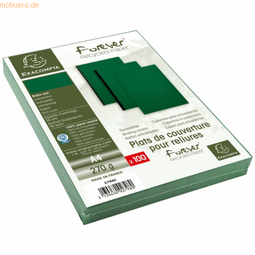 3130630027980 - Einbanddeckel Evercover A4 270g qm Lederprägung VE=100 Stück