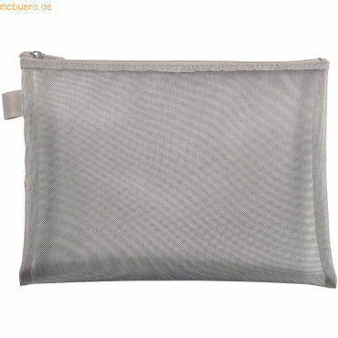 3130630346401 - 5 x Reißverschlusstasche A5 silber