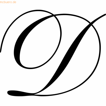 3188550401045 - 3 x Siegel rund Holzgriff Italic D