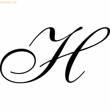 3188550401083 - 3 x Siegel rund Holzgriff Italic H