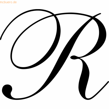 3188550401182 - 3 x Siegel rund Holzgriff Italic R