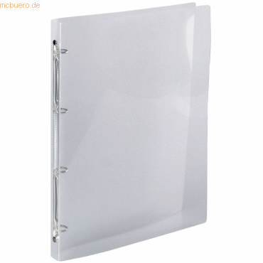 3130630511946 - 5 x Ringbuch Crystal A4 PP 15mm 4 Ringe glasklar