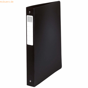 3130630513919 - 10 x Ringbuch Uni A4 Maxi PP 4 Ringe 30mm schwarz
