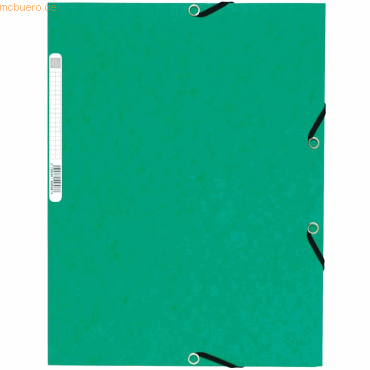 3130630553038 - Eckspannmappe 55303E-EA DIN A4+ Grün Pressspankarton 24 x 03 x 32 cm