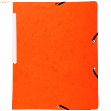 3130630554141 - 10 x Eckspannmappe A4 Manila-Karton 355g qm orange 3130630554141 - 10 x Eckspannmappe A4 Manila-Karton 355g qm orange
