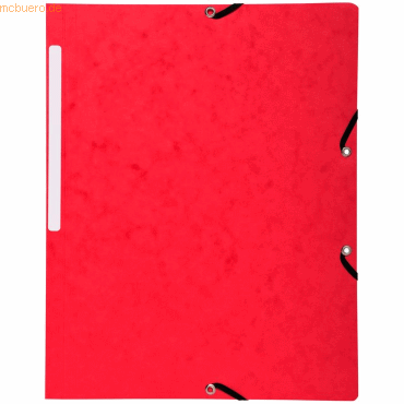 3130630554158 - 10 x Eckspannmappe A4 Manila-Karton 355g qm rot 3130630554158 - 10 x Eckspannmappe A4 Manila-Karton 355g qm rot