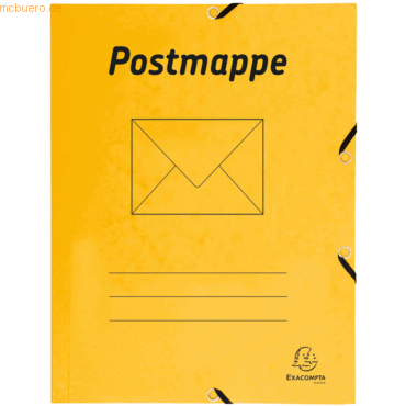 3130630555490 - Postmappe 55549B A4 Karton 425g mit 3 Einschlagklappen 3130630555490 Exacompta 3130630555490 - Postmappe 55549B A4 Karton 425g mit 3 Einschlagklappen 3130630555490 Exacompta