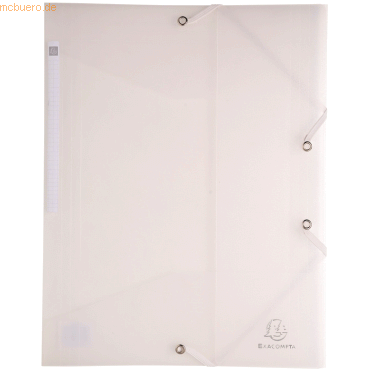 3130630558606 - 30 x Eckspannmappe Chromaline A4 PP 500my transparent