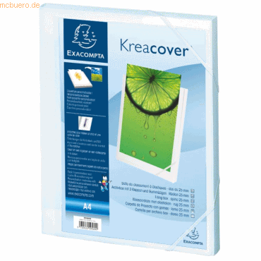 3130630595892 - Sammelbox Kreacover A4 PP 25 mm weiß 3130630595892 - Sammelbox Kreacover A4 PP 25 mm weiß