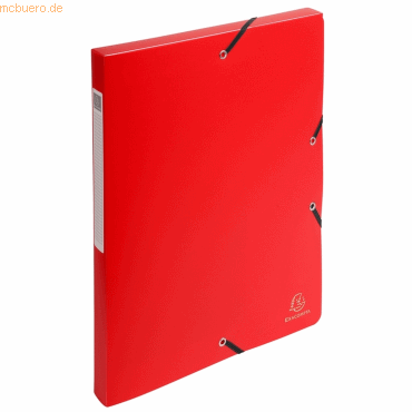 3130630596851 - 4 x Sammelbox Uni A4 25mm PP rot 3130630596851 - 4 x Sammelbox Uni A4 25mm PP rot