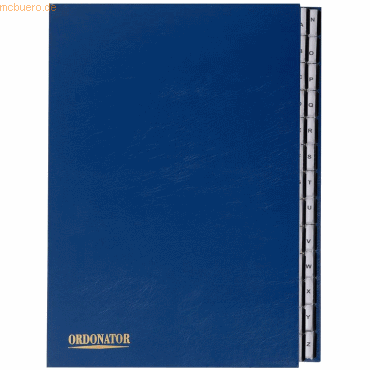 3157406583037 - Ordnungsmappe 621229E Karton Blau 265 (B) x 35 (T) x 34 (H) cm